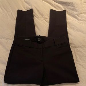 Loft curvy skinny ankle dress pants